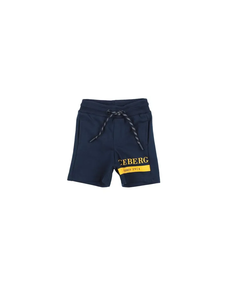 Iceberg HOSEN & RÖCKE - Shorts & Bermudashortsauf YOOX.COM Marineblau