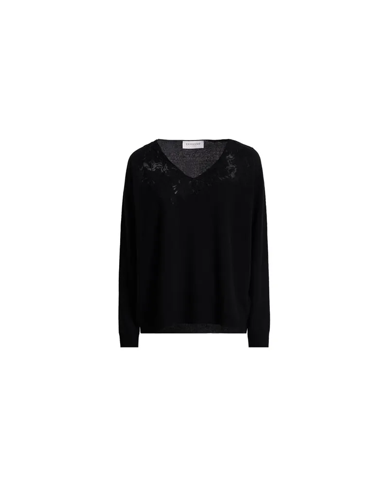 Ermanno Scervino STRICKWAREN - Pulloverauf YOOX.COM Schwarz