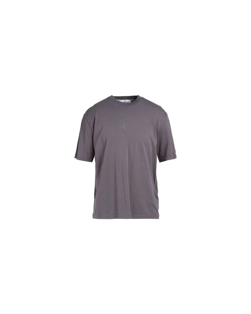 Stone Island TOPS - T-shirtsauf YOOX.COM Braungrau