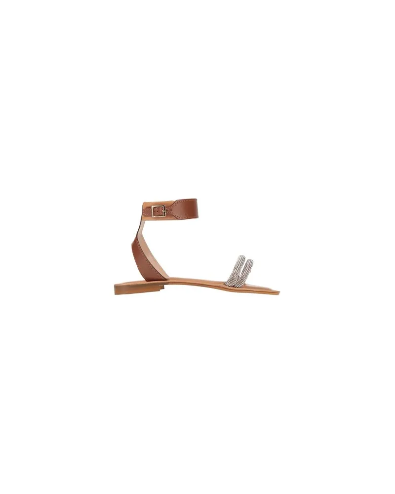 Cécile SCHUHE - Sandalenauf YOOX.COM Lederfarben