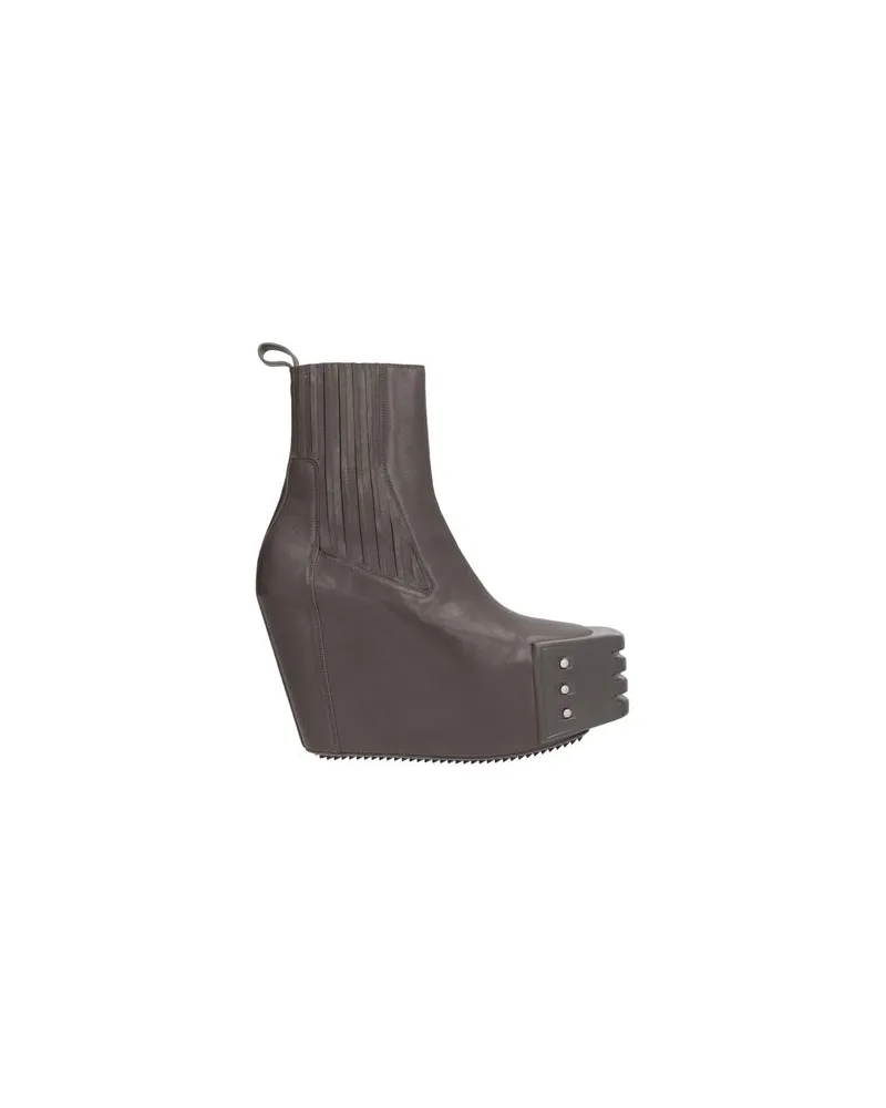 Rick Owens SCHUHE - Stiefelettenauf YOOX.COM Braungrau