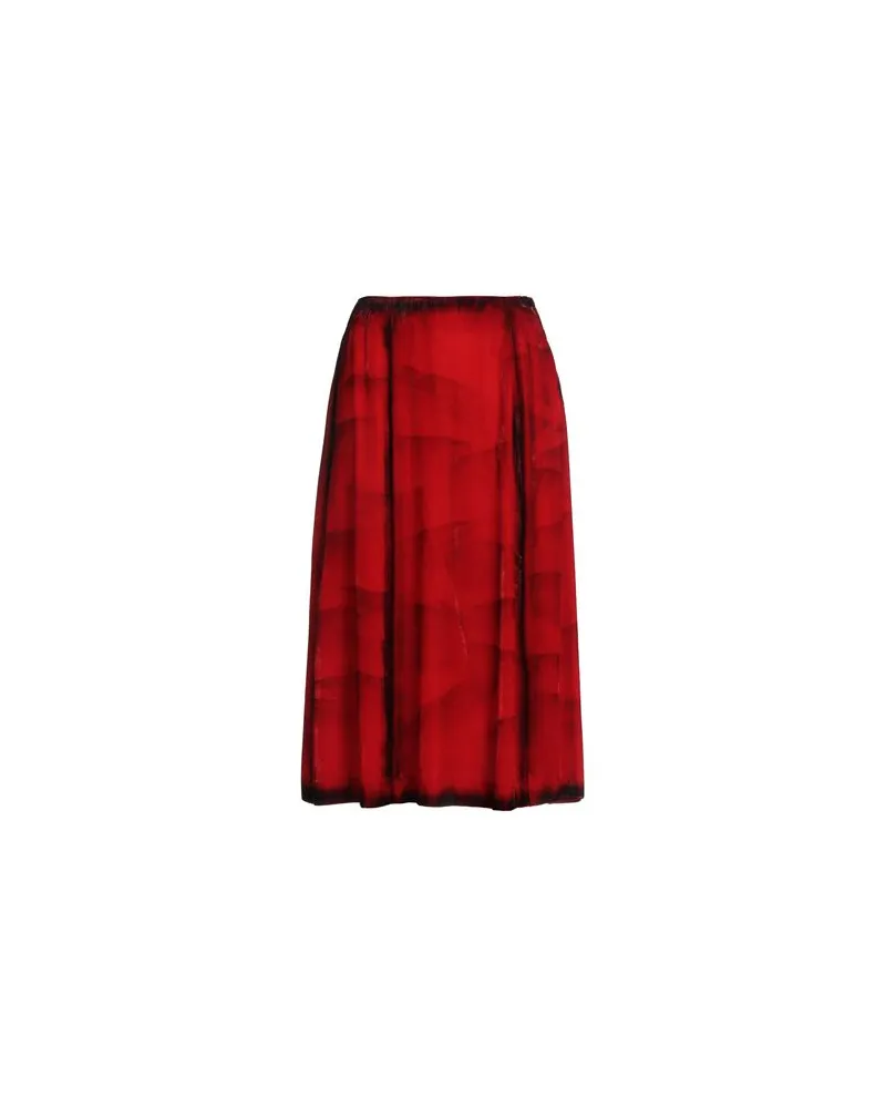 TELA HOSEN & RÖCKE - Midi-Röckeauf YOOX.COM Rot