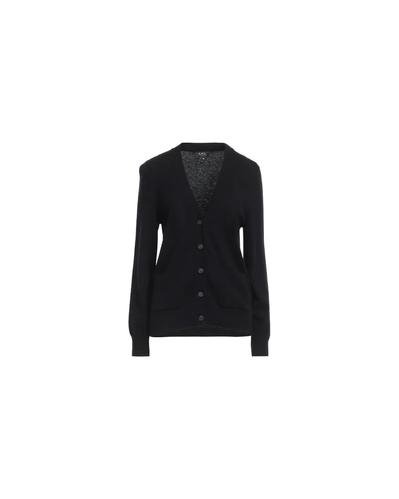 A.P.C. STRICKWAREN - Strickjackenauf YOOX.COM Schwarz