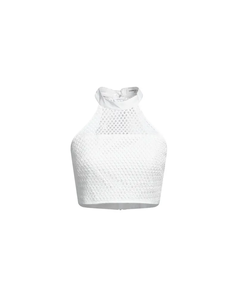 Amanda Uprichard TOPS - Topsauf YOOX.COM Weiß