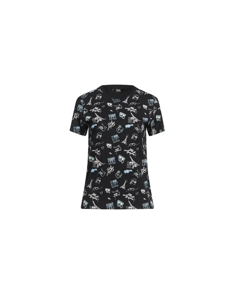 Karl Lagerfeld TOPS - T-shirtsauf YOOX.COM Schwarz
