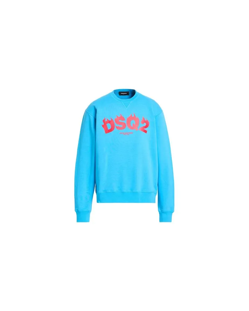 Dsquared2 TOPS - Sweatshirtsauf YOOX.COM Azurblau