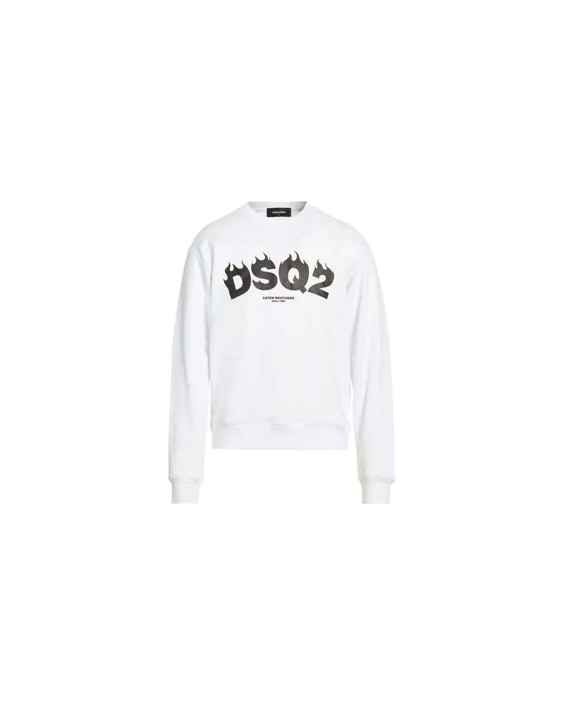Dsquared2 TOPS - Sweatshirtsauf YOOX.COM Weiß