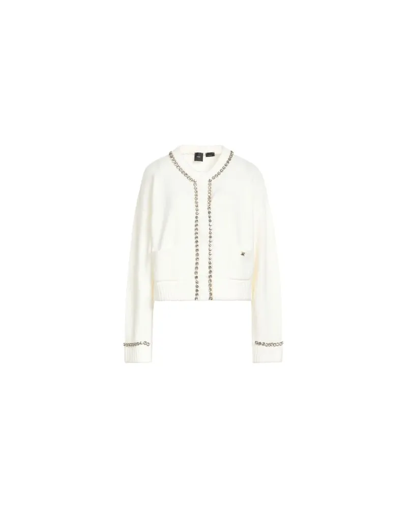 Pinko STRICKWAREN - Strickjackenauf YOOX.COM Weiß
