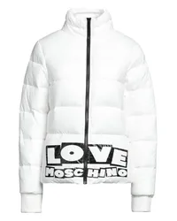 Moschino Pufferjacke & Daunenjacke Weiß