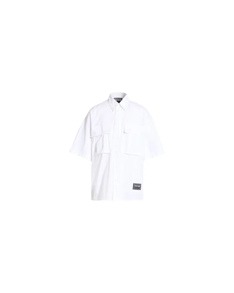 Versace Jeans TOPS - Hemdenauf YOOX.COM Weiß