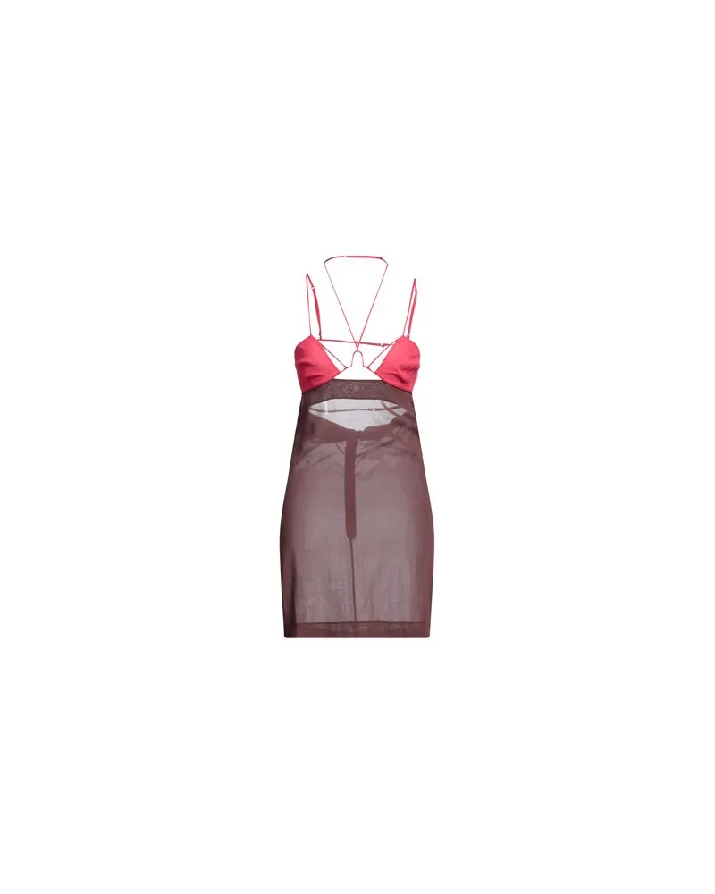 Nensi Dojaka KLEIDER - Mini-Kleiderauf YOOX.COM Schokobraun