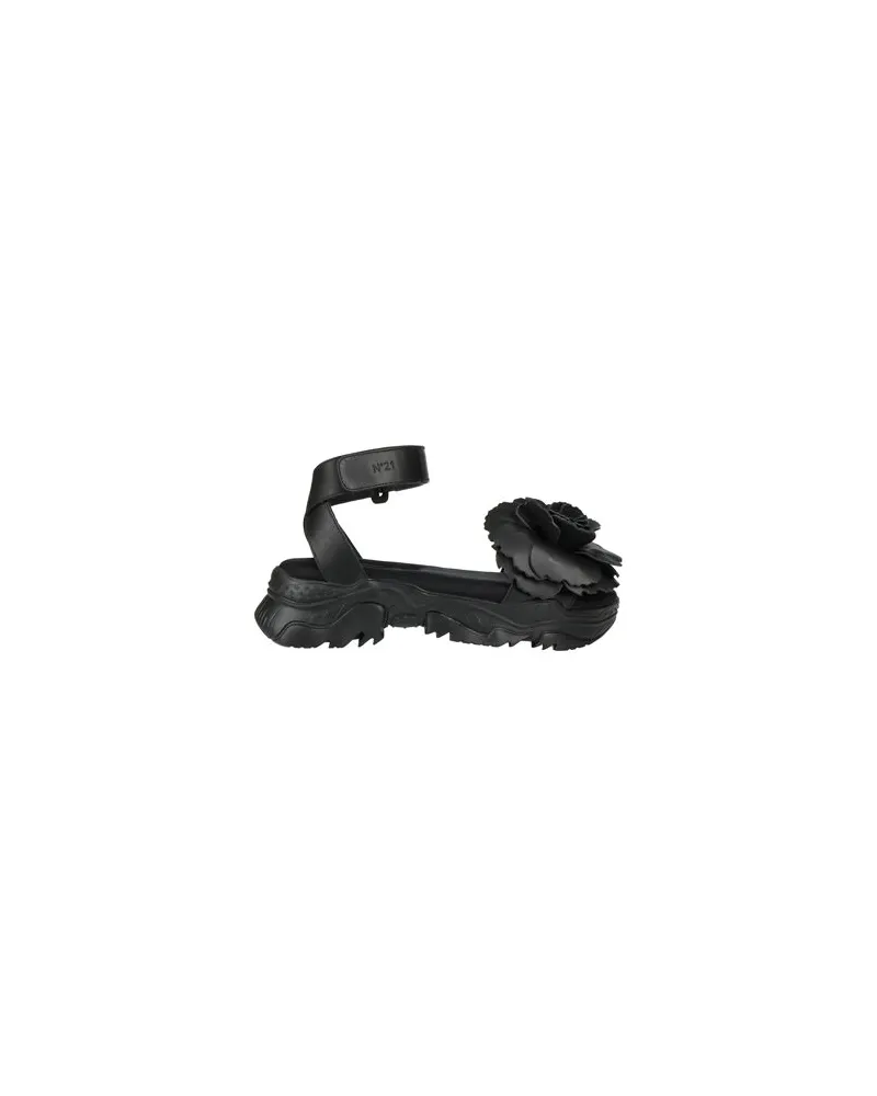 N° 21 SCHUHE - Sandalenauf YOOX.COM Schwarz