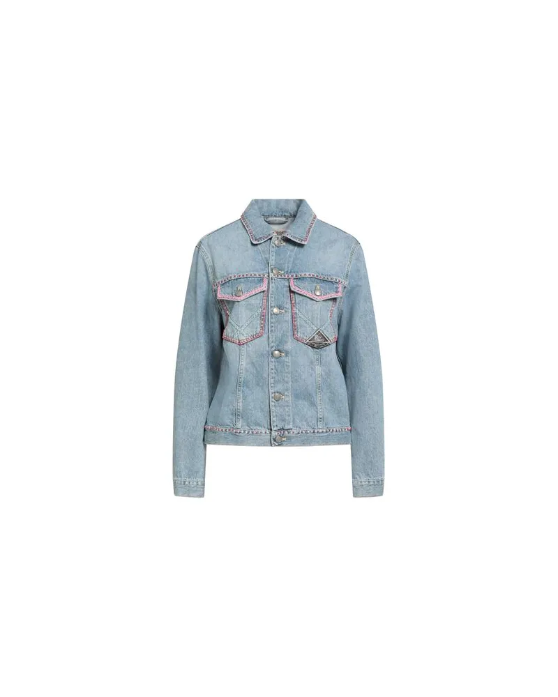 Roy Roger's JACKEN & MÄNTEL - Jeansjacken/Mäntelauf YOOX.COM Blau