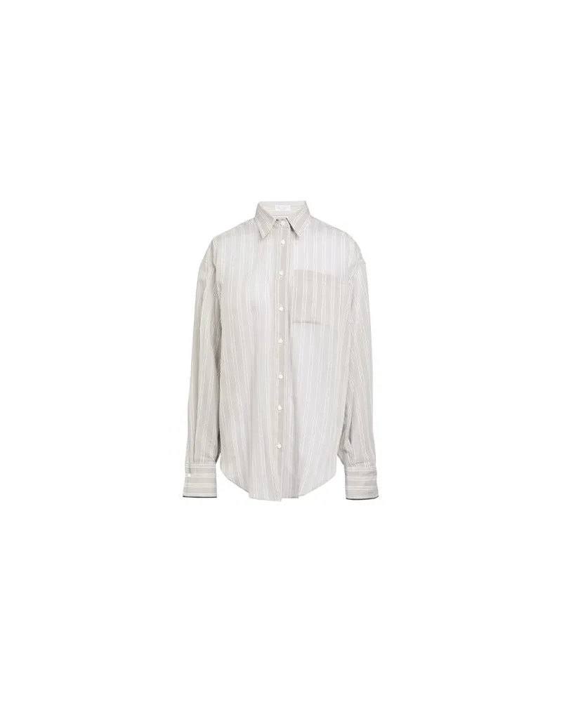 Brunello Cucinelli TOPS - Hemdenauf YOOX.COM Grau