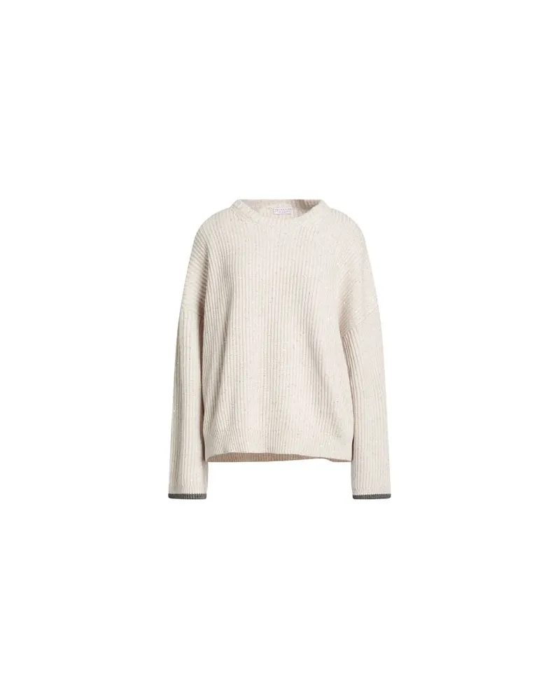 Brunello Cucinelli STRICKWAREN - Pulloverauf YOOX.COM Hellgrau