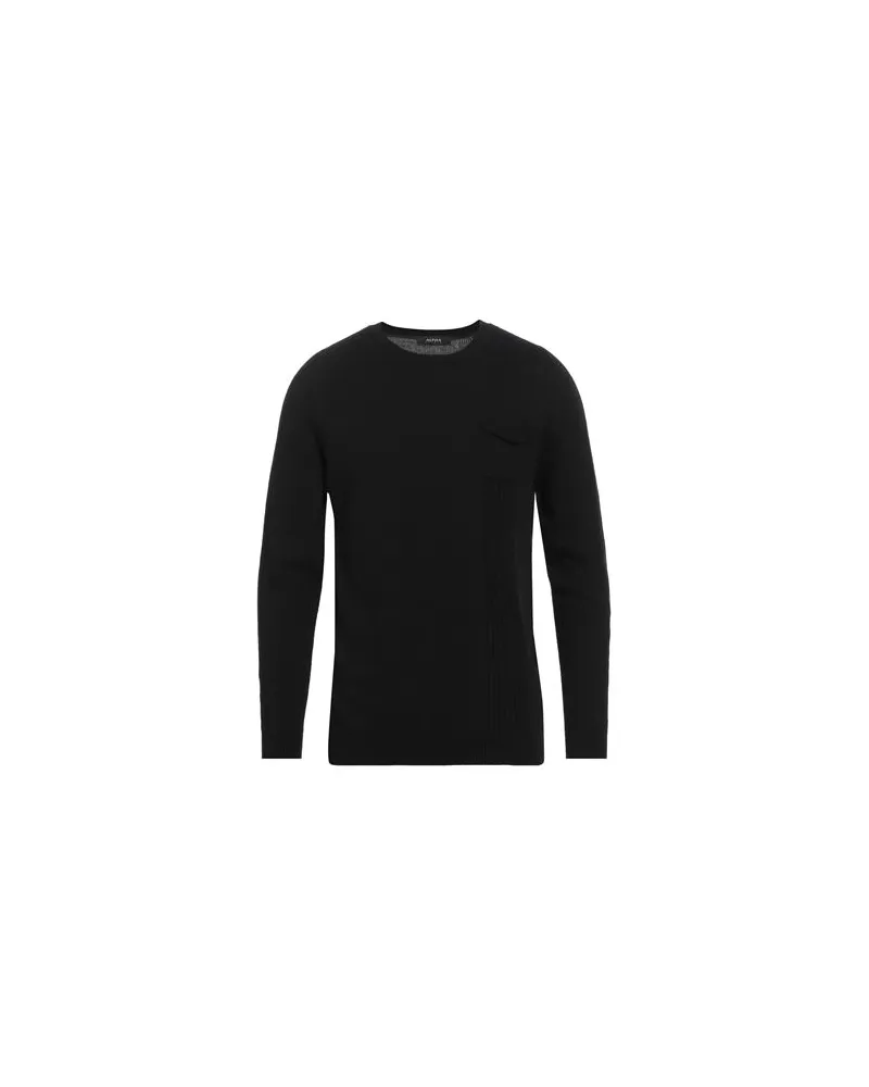 Alpha Studio STRICKWAREN - Pulloverauf YOOX.COM Schwarz