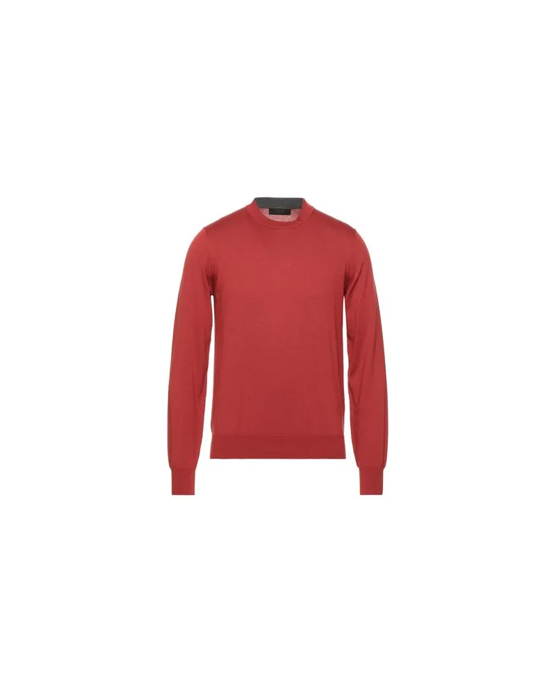 MOORER STRICKWAREN - Pulloverauf YOOX.COM Rostrot