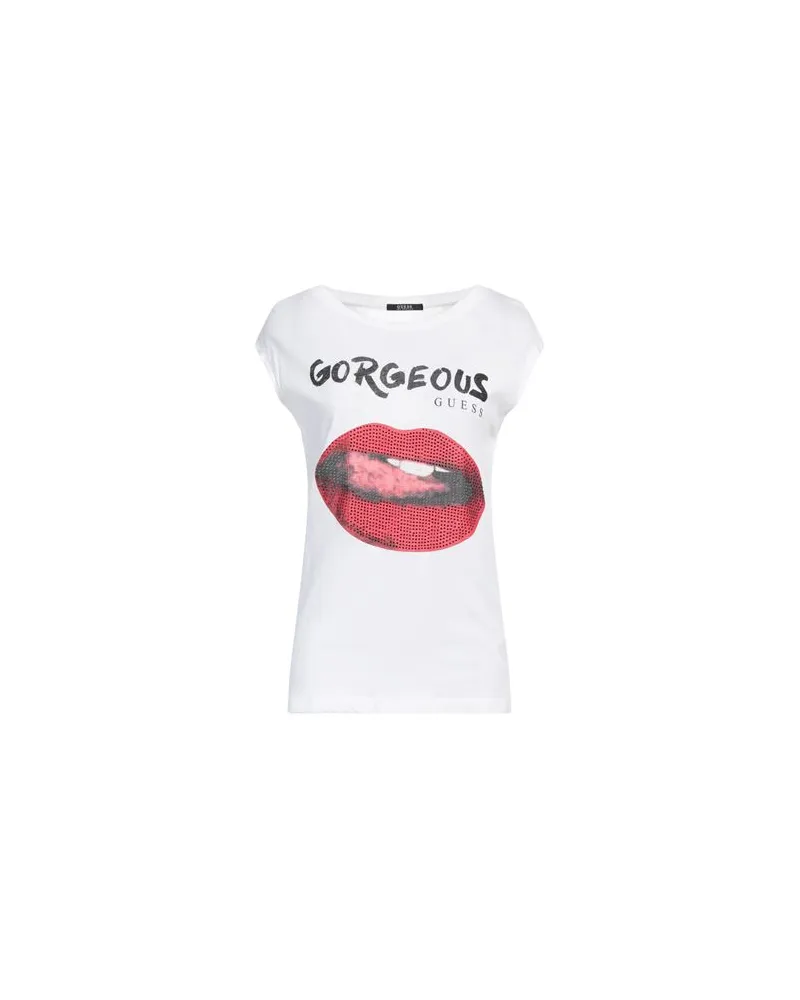 Guess TOPS - T-shirtsauf YOOX.COM Weiß