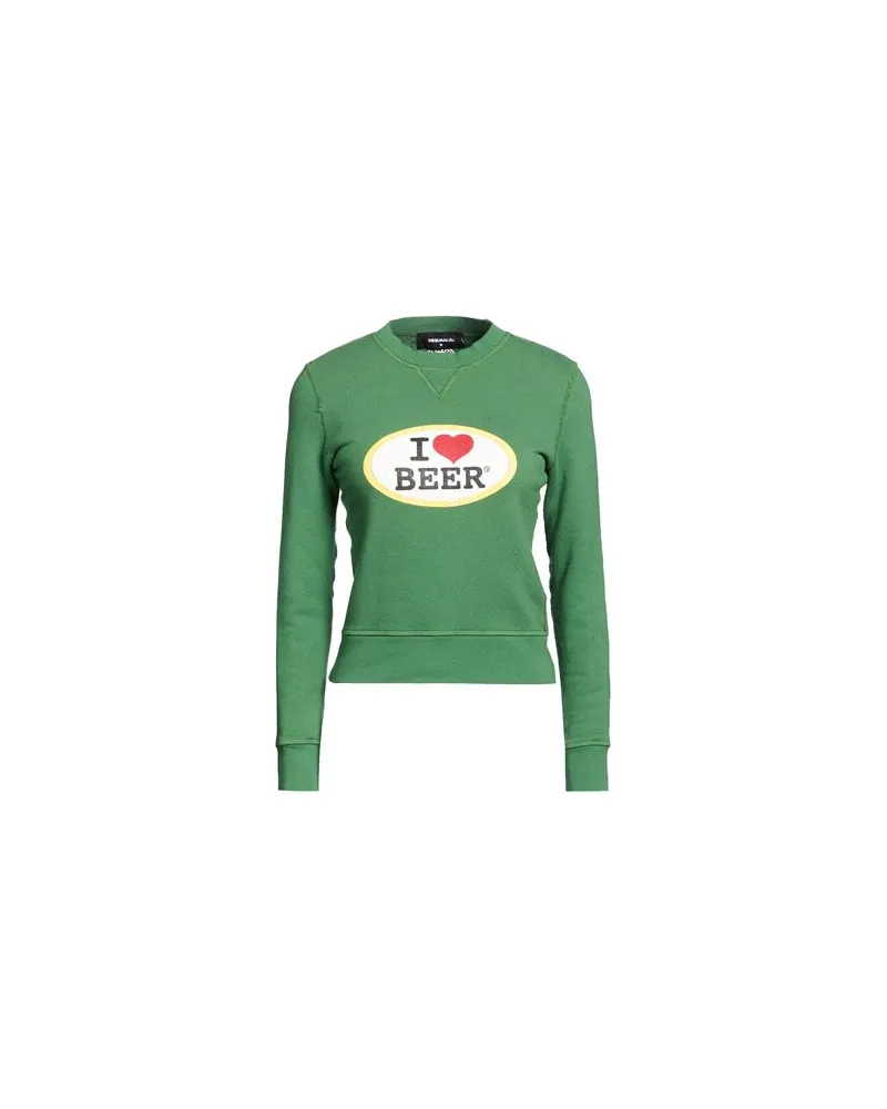 Dsquared2 TOPS - Sweatshirtsauf YOOX.COM Grün