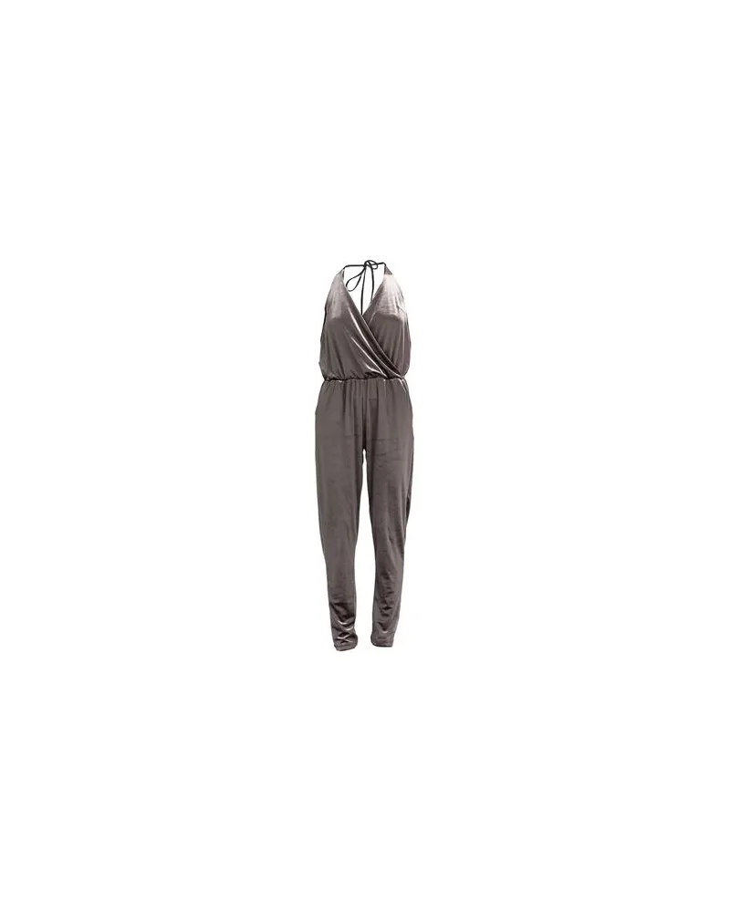 Liu Jo OVERALLS - Jumpsuitsauf YOOX.COM Maulwurfsgrau