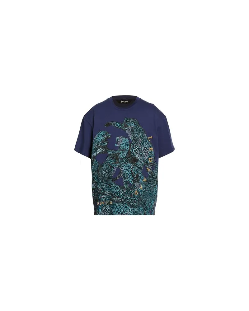 Just Cavalli TOPS - T-shirtsauf YOOX.COM Marineblau