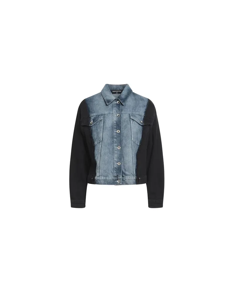 Patrizia Pepe JACKEN & MÄNTEL - Jeansjacken/Mäntelauf YOOX.COM Blau
