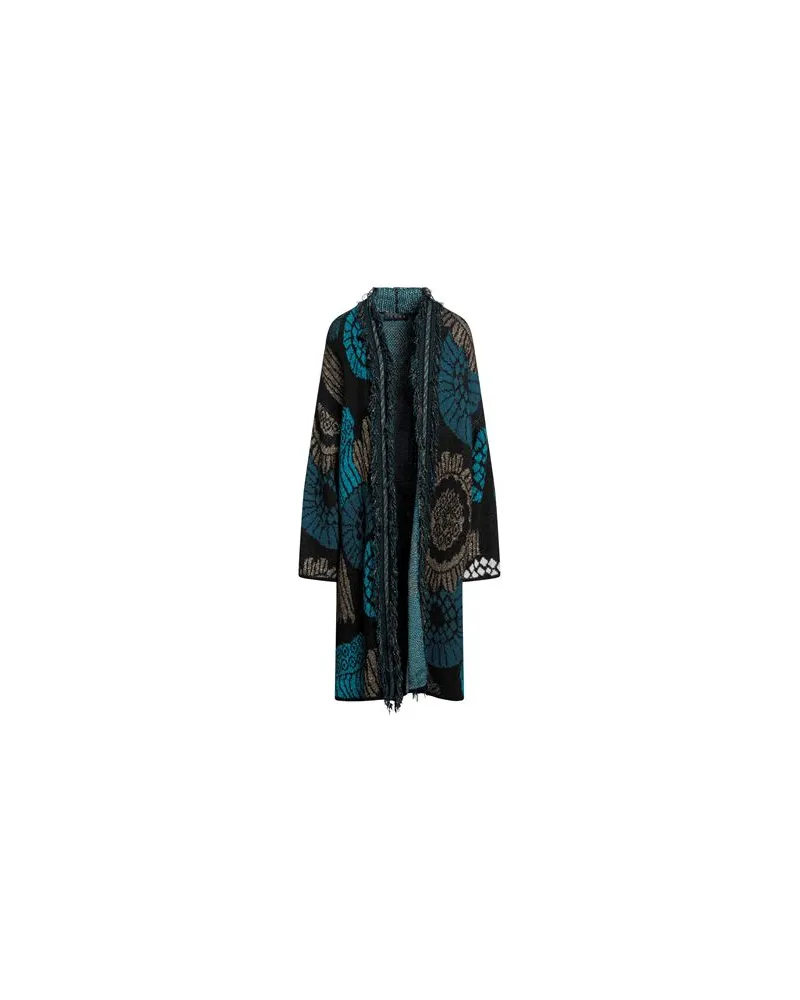 Icona By Kaos STRICKWAREN - Strickjackenauf YOOX.COM Aquamarin