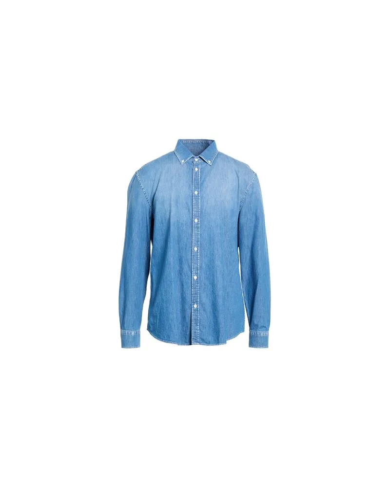 Dondup TOPS - Jeanshemdenauf YOOX.COM Blau