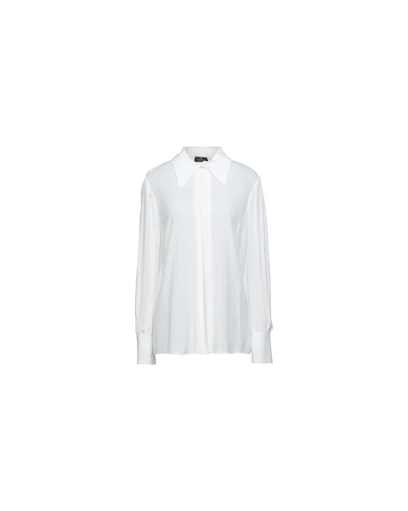 Elisabetta Franchi TOPS - Hemdenauf YOOX.COM Weiß