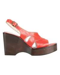 Preventi Mules & Clogs Tomatenrot