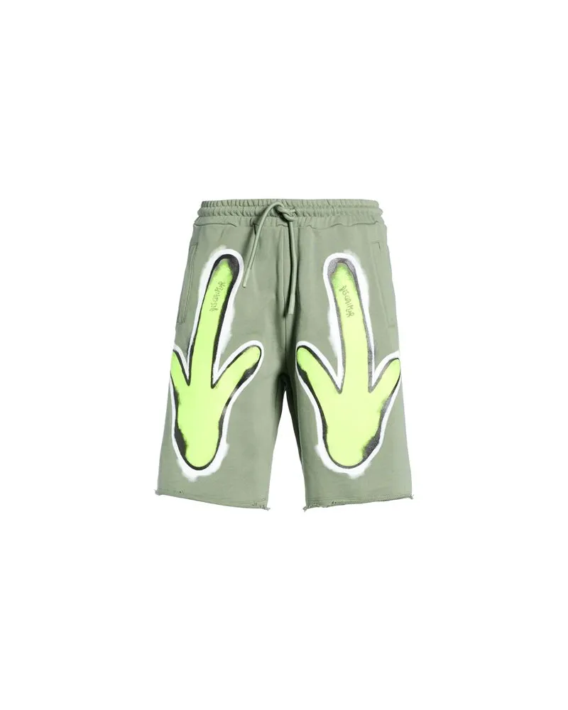 DISCLAIMER HOSEN & RÖCKE - Shorts & Bermudashortsauf YOOX.COM Militärgrün