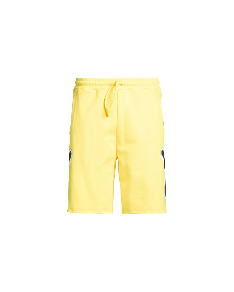 DISCLAIMER HOSEN & RÖCKE - Shorts & Bermudashortsauf YOOX.COM Gelb