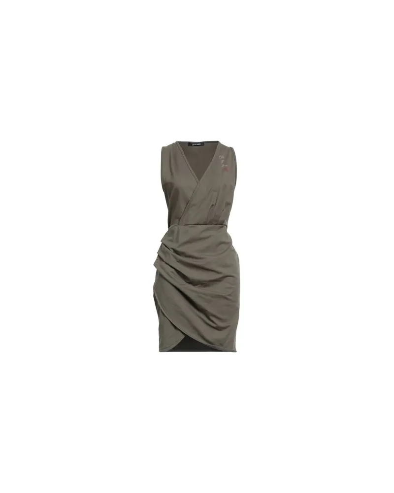 Odi et Amo KLEIDER - Mini-Kleiderauf YOOX.COM Militärgrün