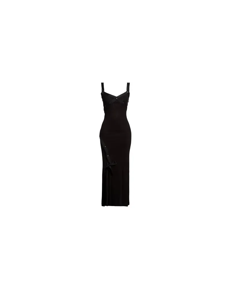 GCDS KLEIDER - Maxi-Kleiderauf YOOX.COM Schwarz