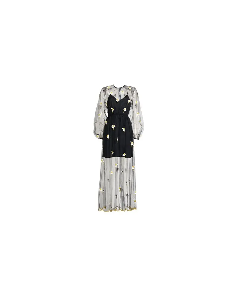 MSGM KLEIDER - Maxi-Kleiderauf YOOX.COM Schwarz