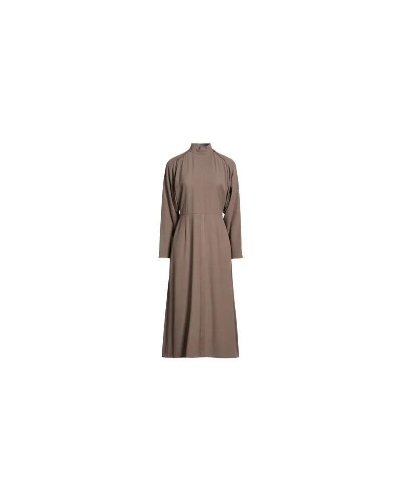 AGNONA KLEIDER - Midi-Kleiderauf YOOX.COM Hellbraun