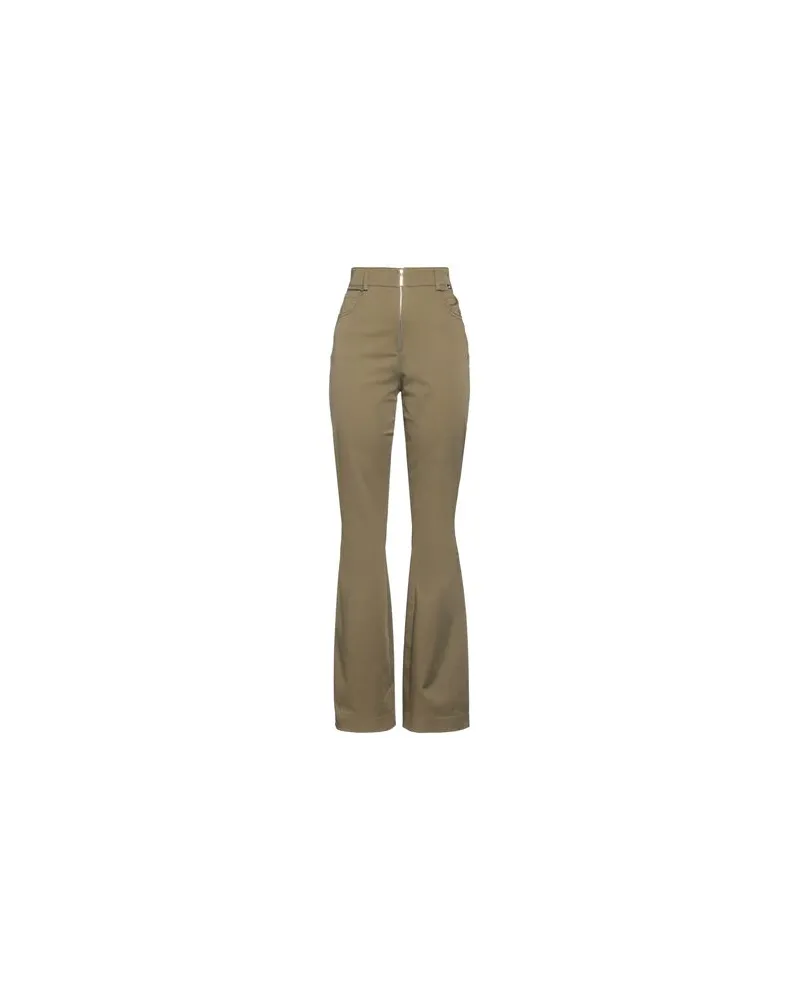 Anna Molinari HOSEN & RÖCKE - Hosenauf YOOX.COM Militärgrün