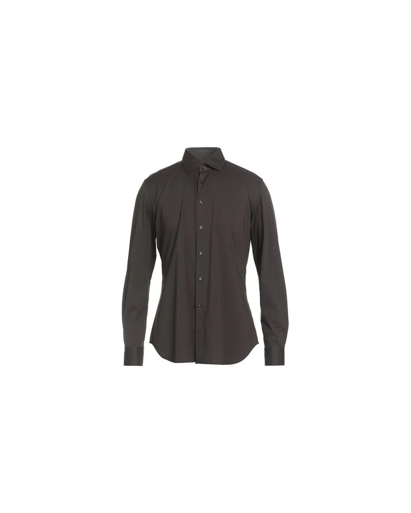 XACUS TOPS - Hemdenauf YOOX.COM Dunkelbraun