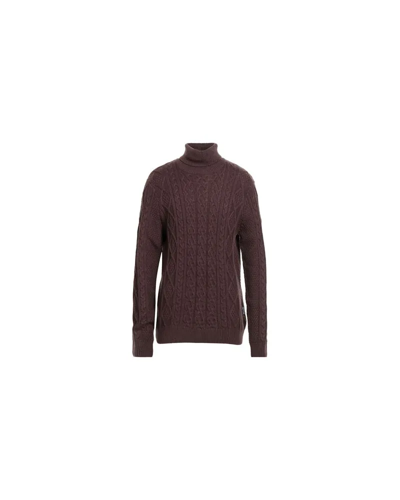 Only & Sons STRICKWAREN - Rollkragenpulloverauf YOOX.COM Schokobraun