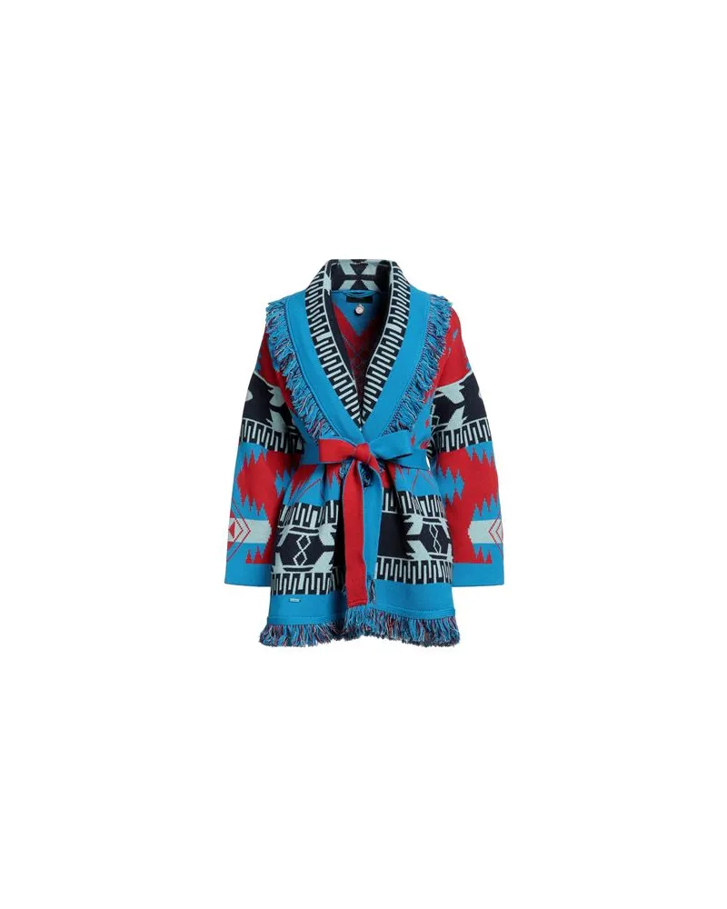 Alanui STRICKWAREN - Strickjackenauf YOOX.COM Azurblau
