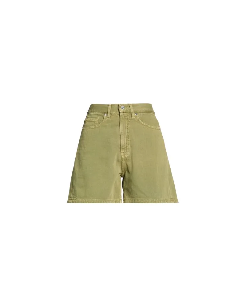 nine:inthe:morning HOSEN & RÖCKE - Jeansshortsauf YOOX.COM Militärgrün
