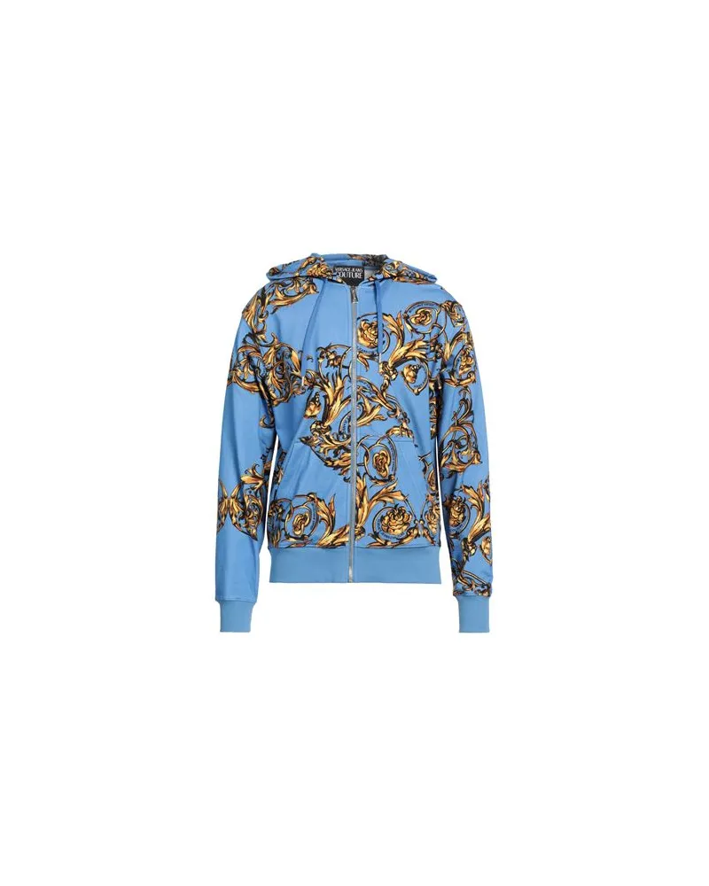 Versace Jeans TOPS - Sweatshirtsauf YOOX.COM Hellblau