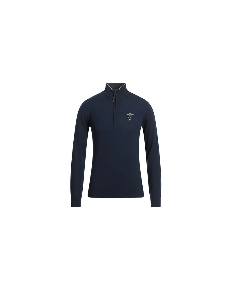 Aeronautica Militare STRICKWAREN - Rollkragenpulloverauf YOOX.COM Marineblau
