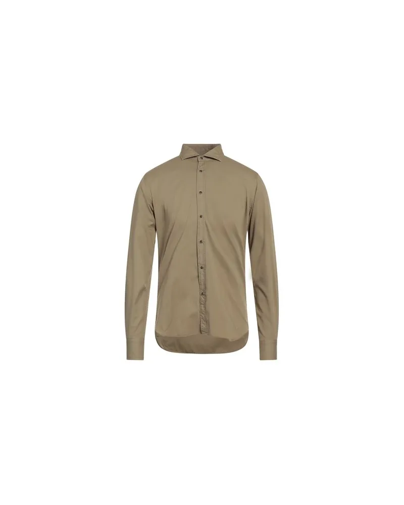 XACUS TOPS - Hemdenauf YOOX.COM Militärgrün