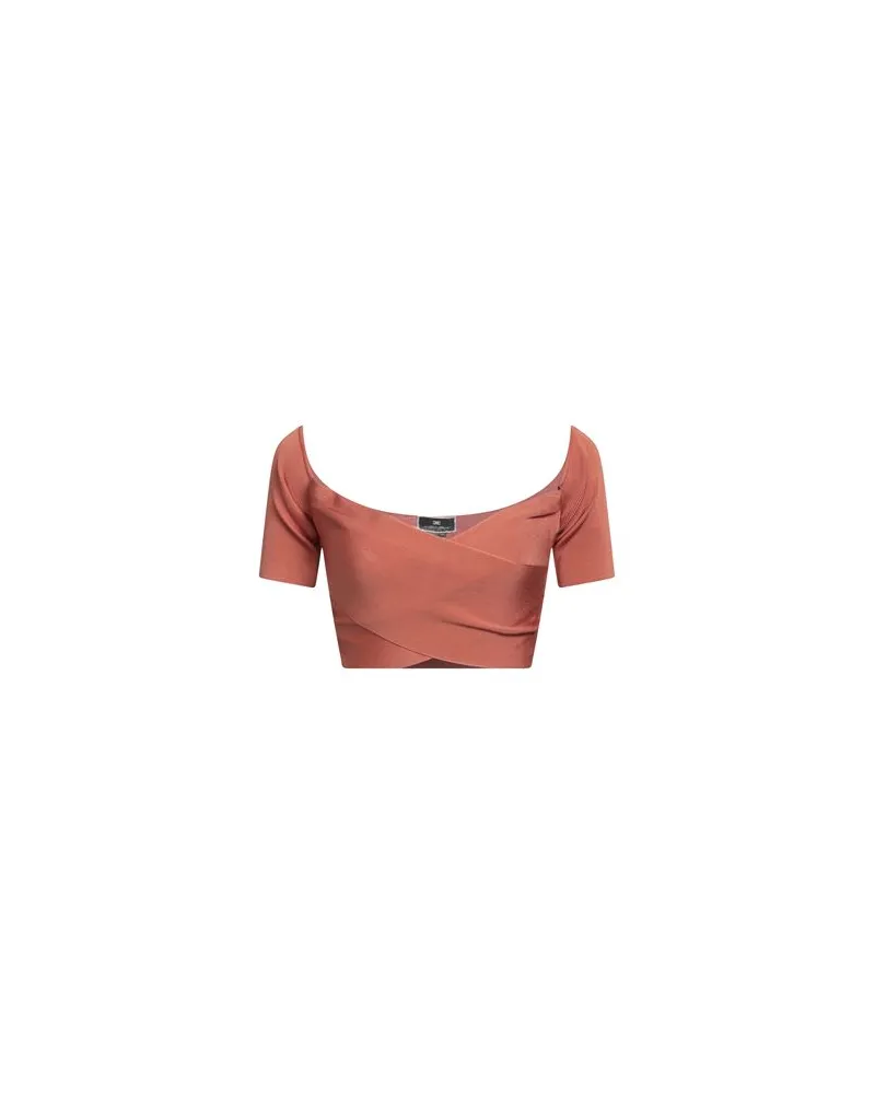 Elisabetta Franchi TOPS - Topsauf YOOX.COM Pfirsich
