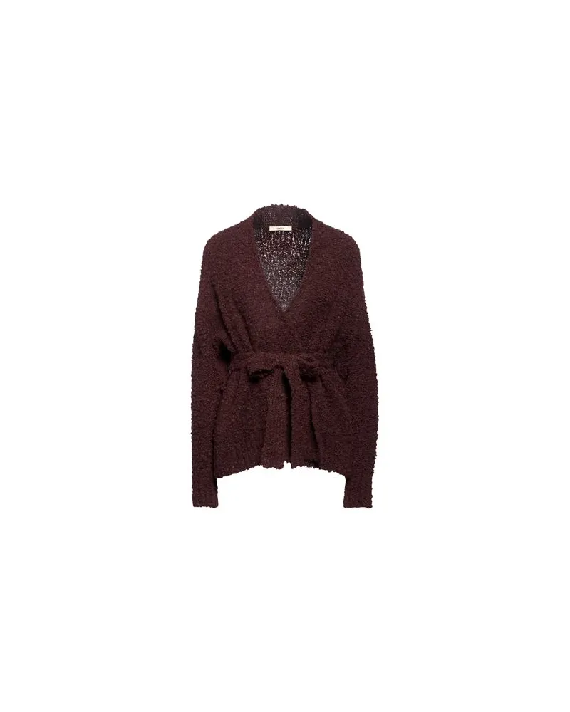 ODEEH STRICKWAREN - Strickjackenauf YOOX.COM Bordeaux