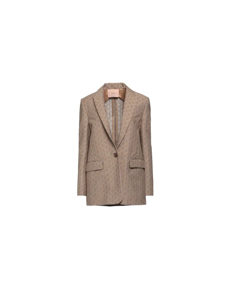 Twin-Set ANZÜGE und CO-ORDS - Blazersauf YOOX.COM Khaki