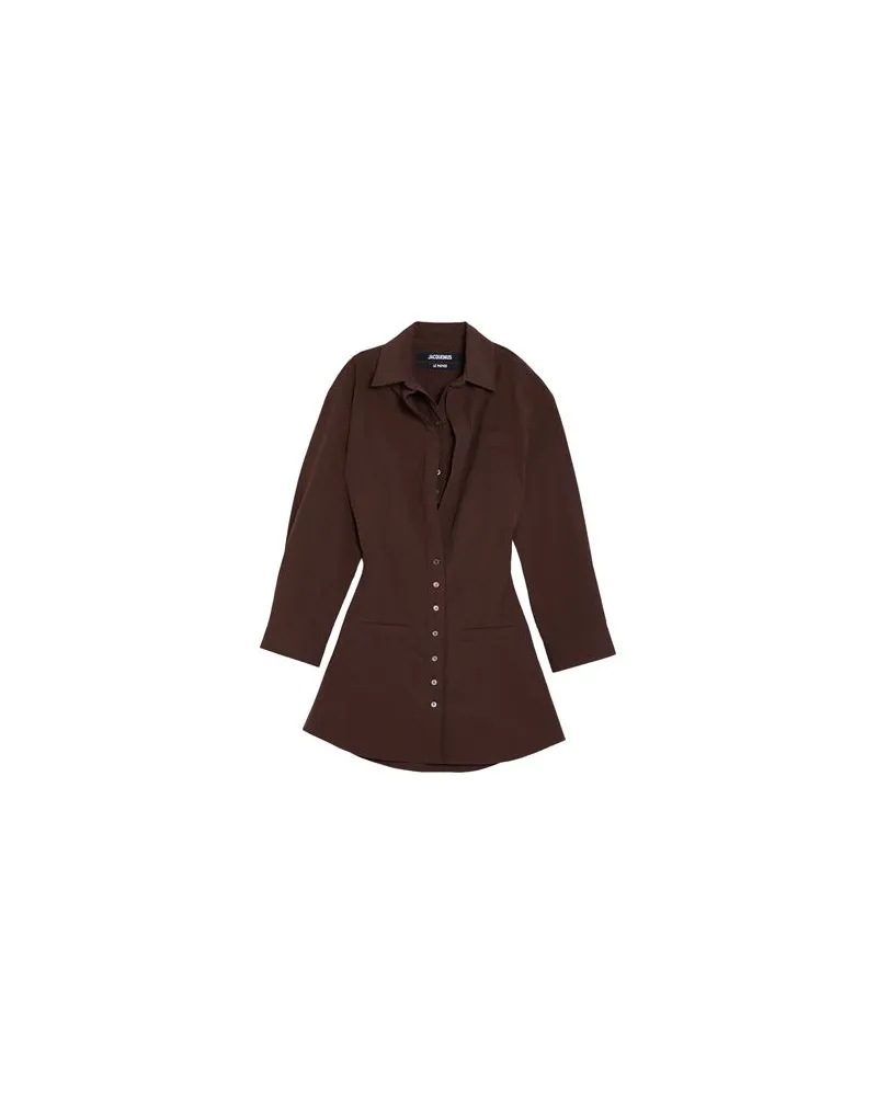 Jacquemus KLEIDER - Mini-Kleiderauf YOOX.COM Schokobraun