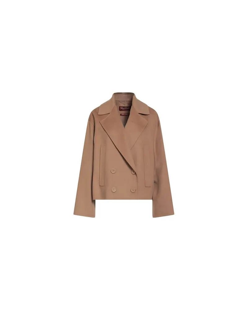 Max Mara JACKEN & MÄNTEL - Mäntelauf YOOX.COM Kamel