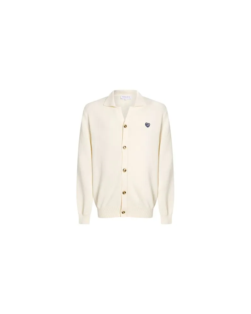 Maison Labiche STRICKWAREN - Strickjackenauf YOOX.COM Cremeweiß